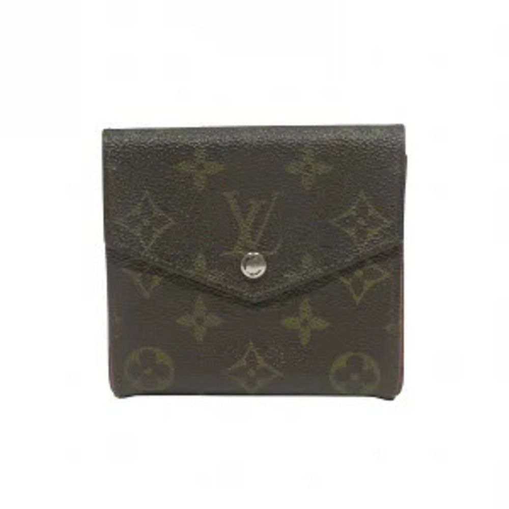 Louis Vuitton Monogram Portemonnaie Billet Carte Double Snap Tri Wallet
